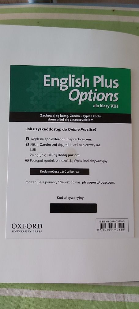 English Plus Options, klasa 8, j.angielski, ćwiczenia