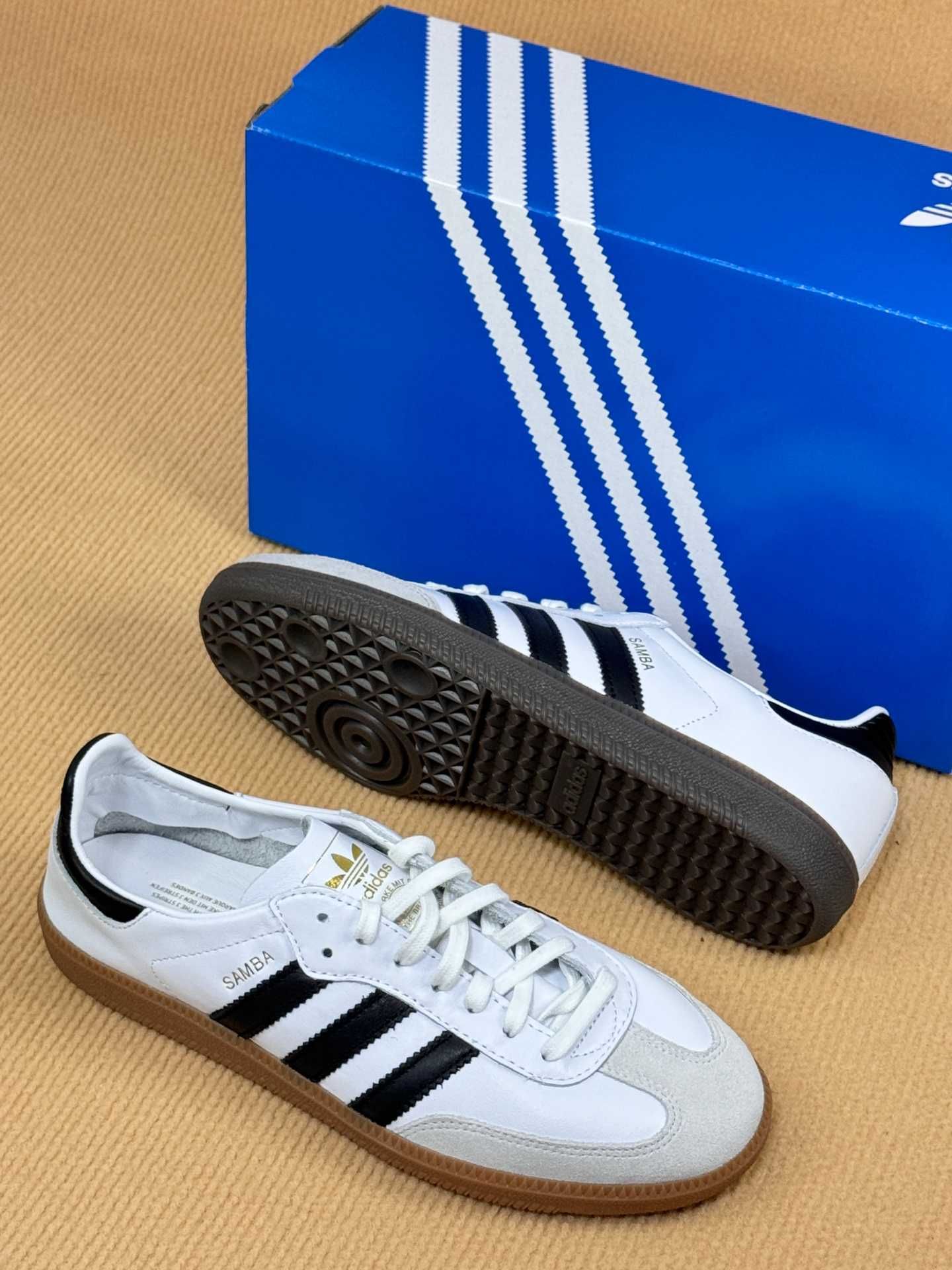 Nowe\B75806*adidas^SambaOG*|Biały ButyUnisexTrampki.40,5