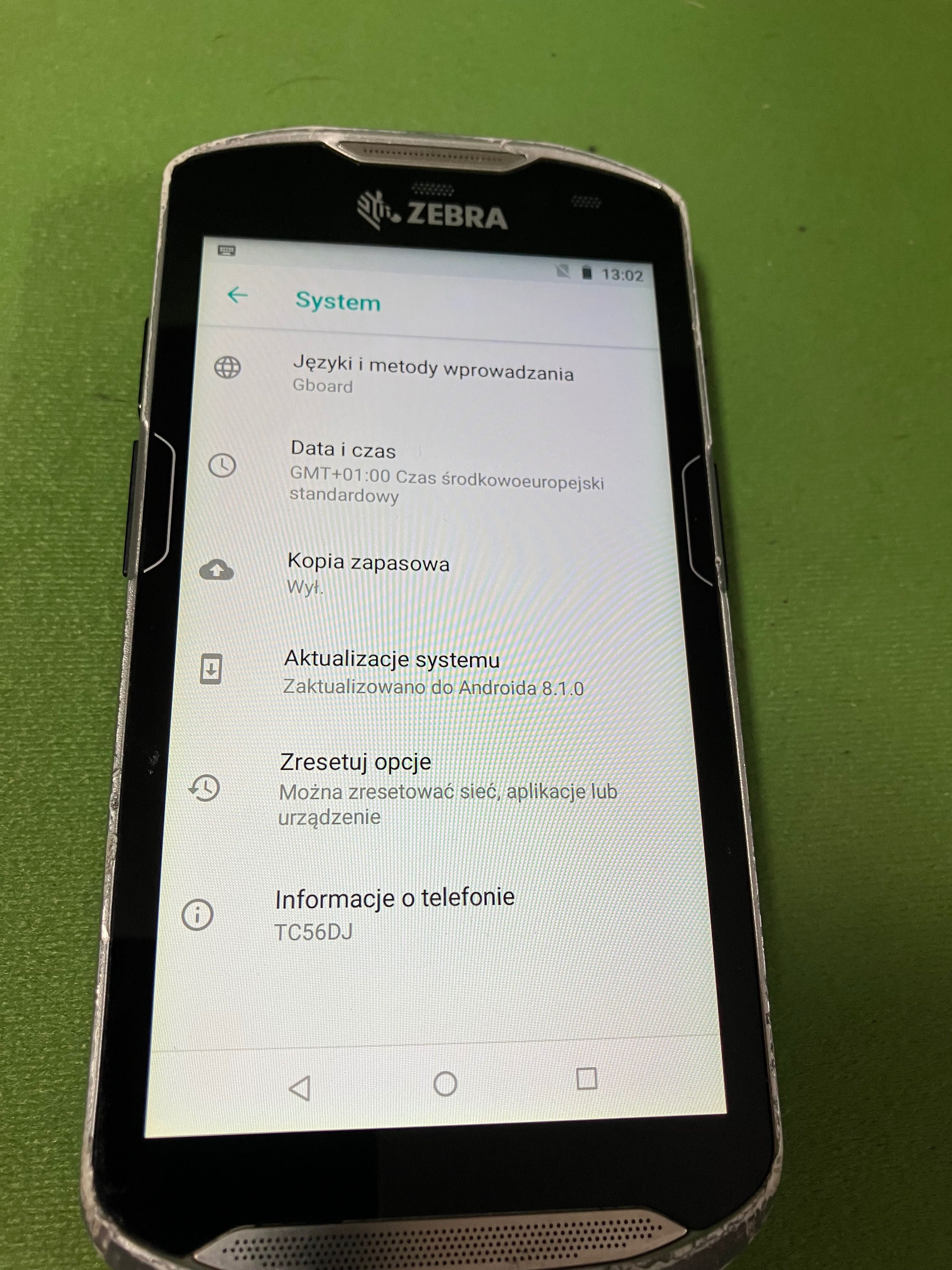 Zebra TC56 kolektor danych