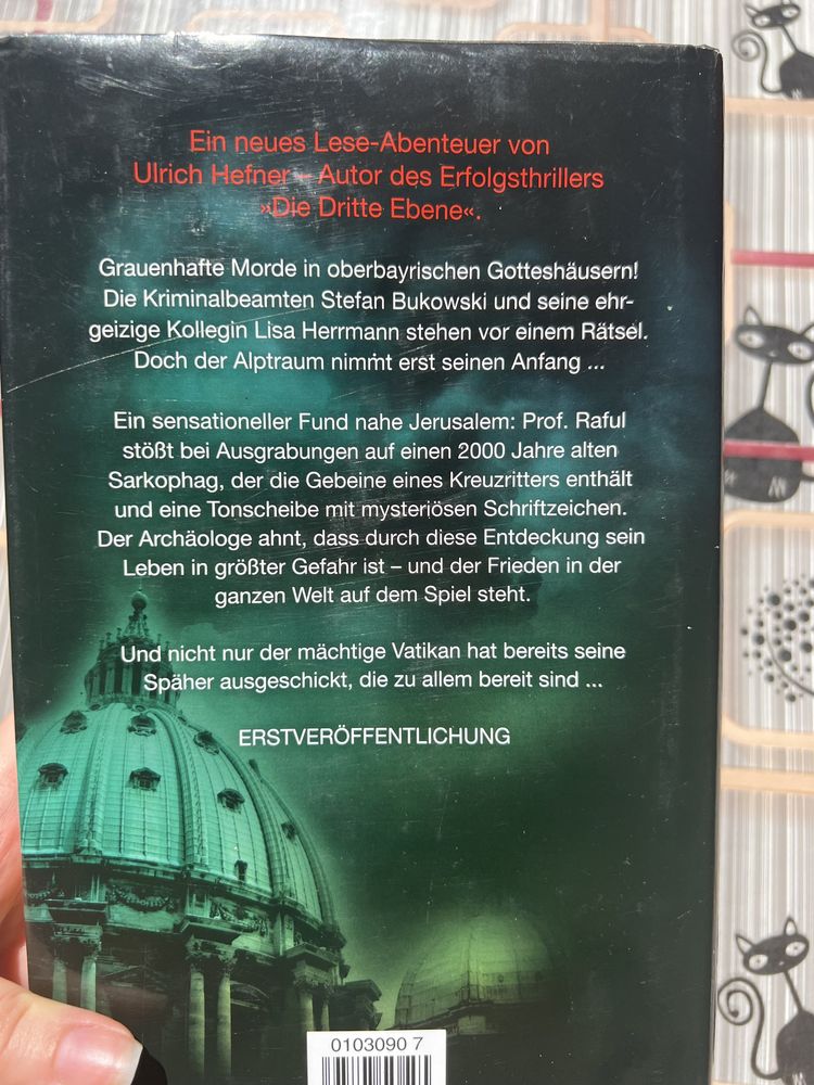 Ulrich Hefner Die Bruderschaft Christi Roman Deutsch Buch нім