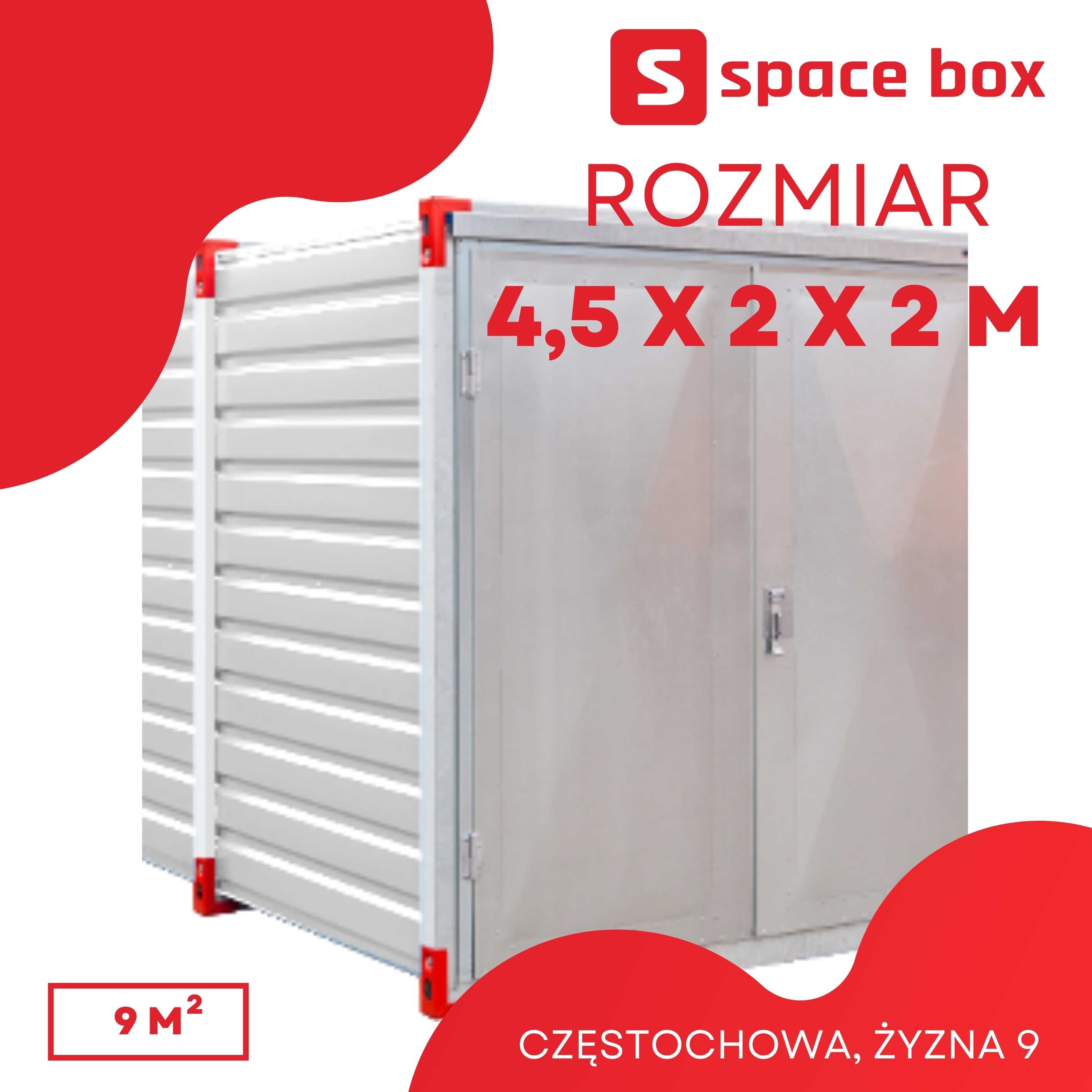 Magazyn samoobsługowy kontener do wynajęcia 9m2 Częstochowa SPACE BOX