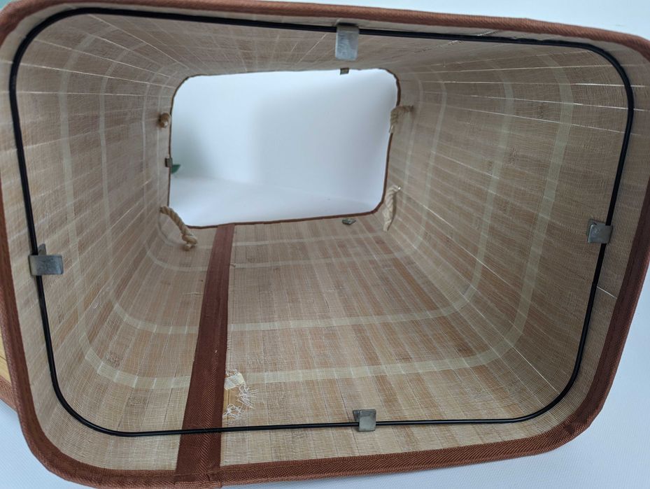 Bambusowy Kosz wolnostojący na pranie Compactor 94l