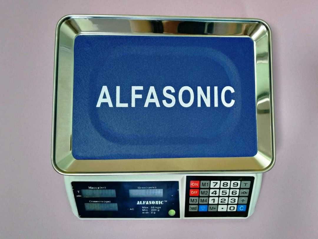 Торгові ваги Alfasonik TS-P6416 для роздрібної торгівлі торговые весы