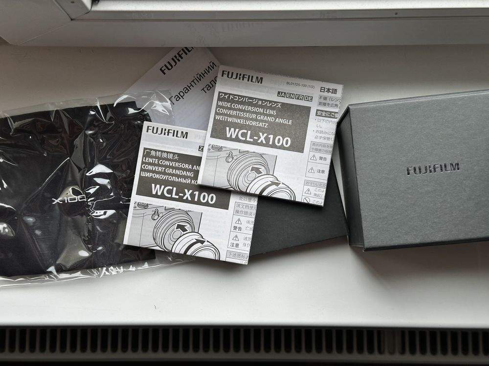 Fujifilm wcl-x100 конвертер для x100/x100s, x100t, x100f, x100v