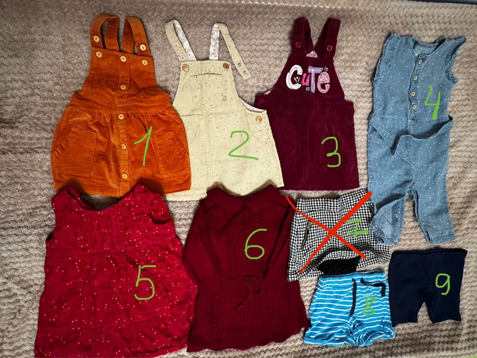 Сарафани, шорти, спідниця, комбінезон