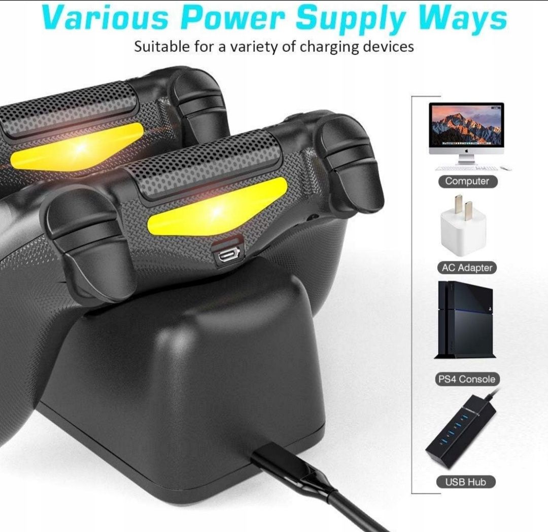Stacja ładująca dokująca do kontrolera PlayStation 5/4 szybka mocna