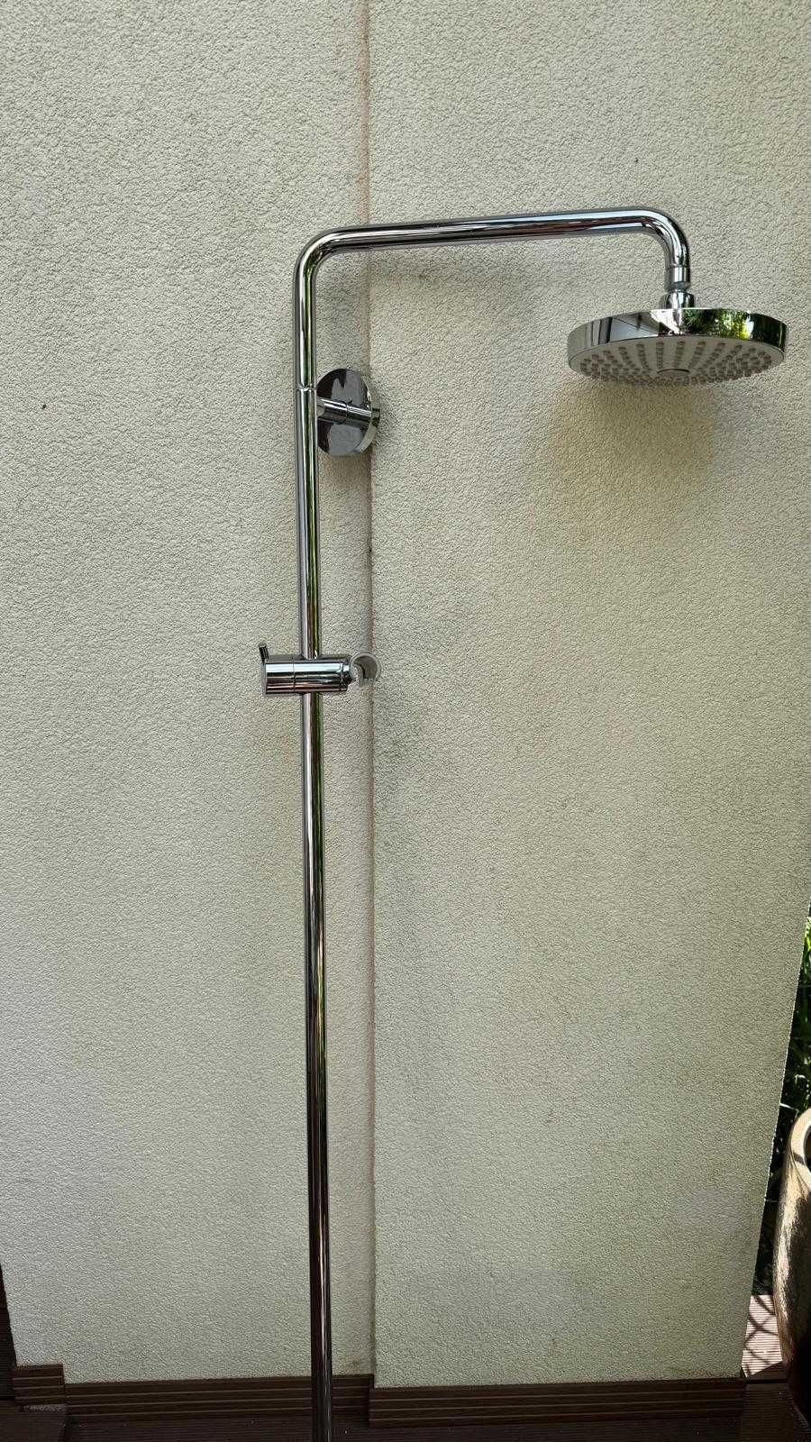 Zestaw prysznicowy - bateria wannowa plus deszczownica