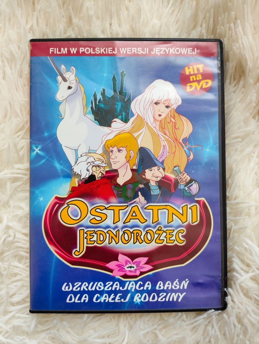 płyta DVD filmy ostatni jednorożec