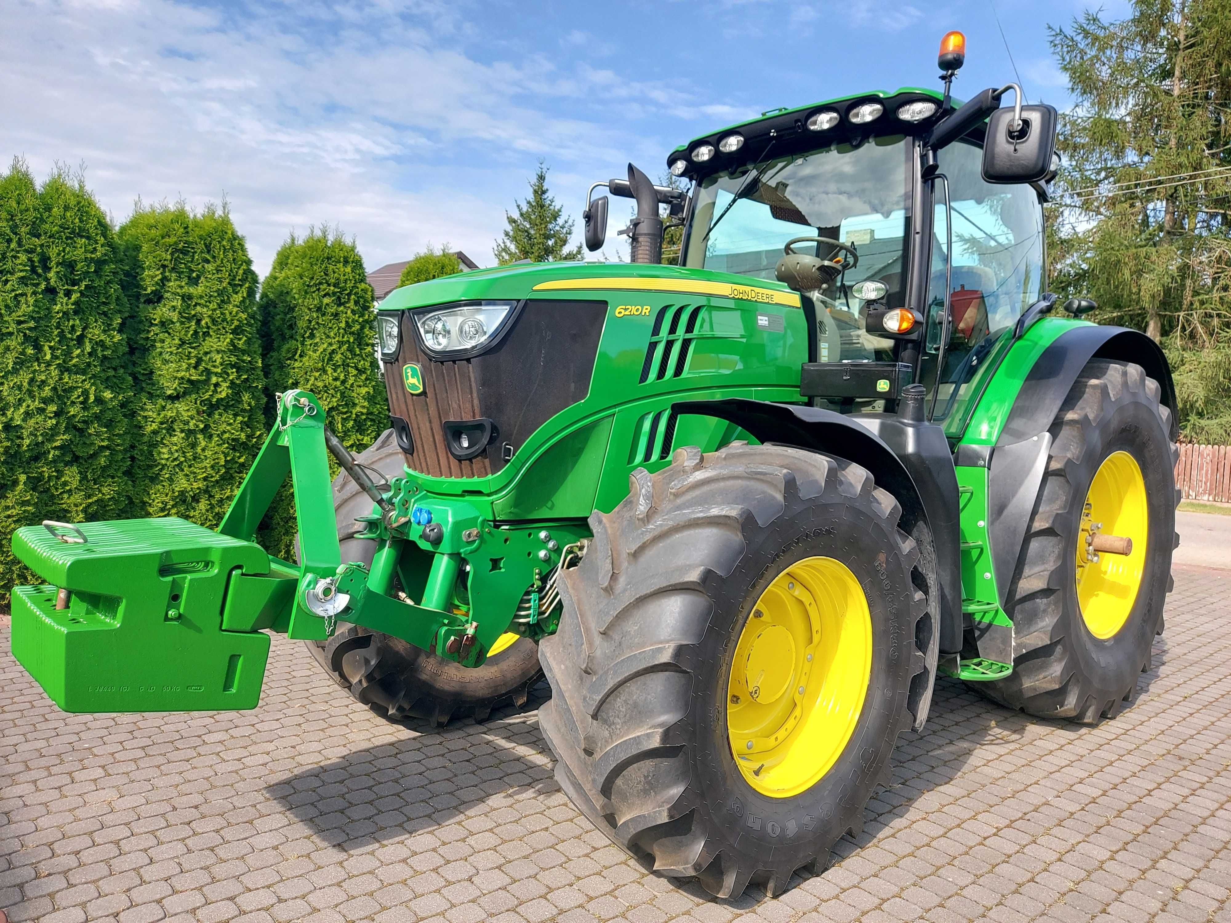 Ciągnik rolniczy John deere 6210R mechaniczna skrzynia DirectDrive