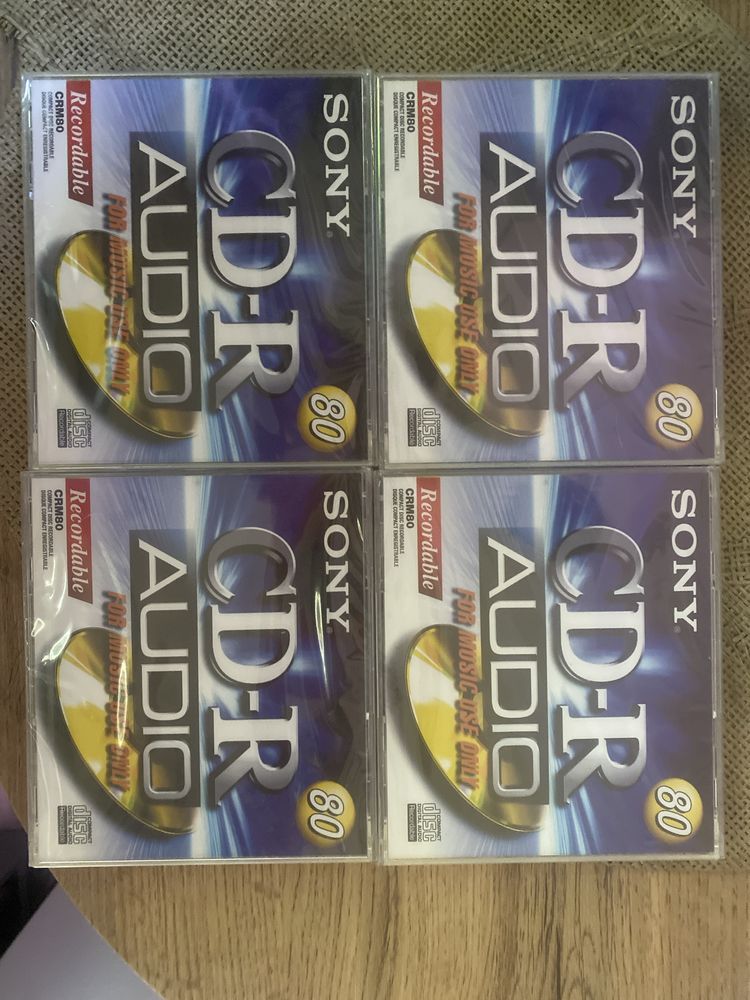 SONY CD-R Áudio  80m/ Conjunto de 4 Cds
