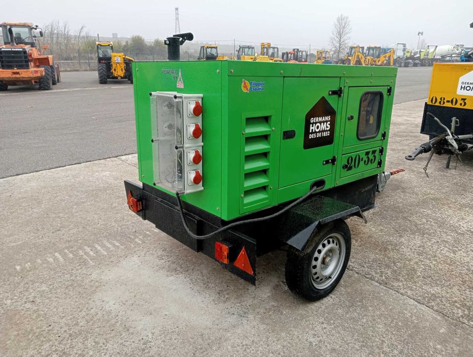 дизельгенератор Deutz 19 кВА  на колесном шасси