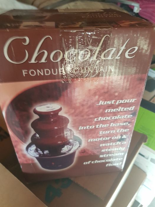 Fontanna czekoladowa.