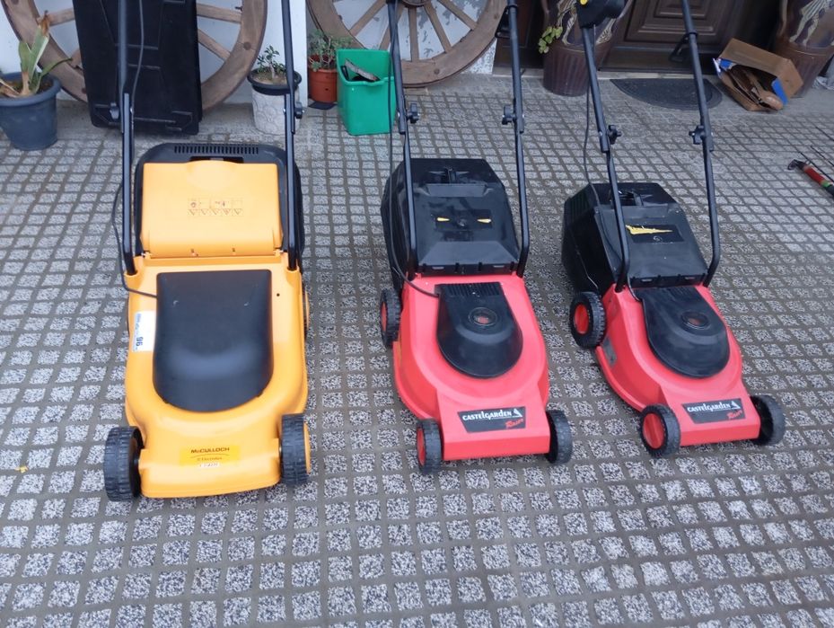 Máquina de cortar relva elétricas novas