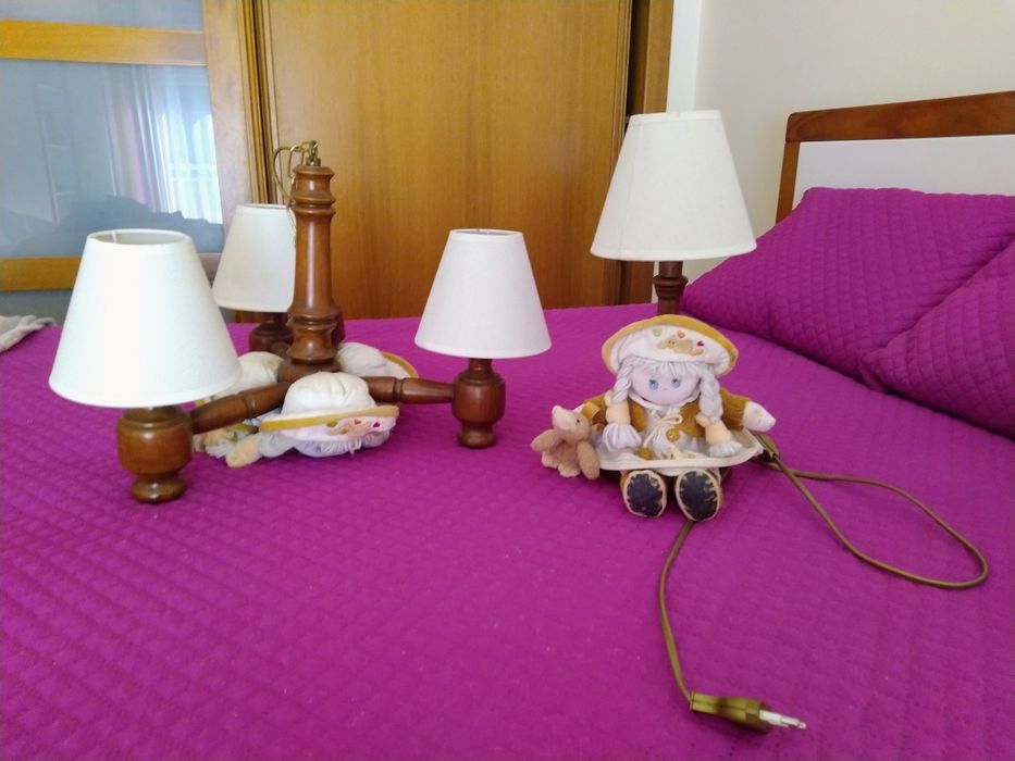 Candeeiros de quarto para menina