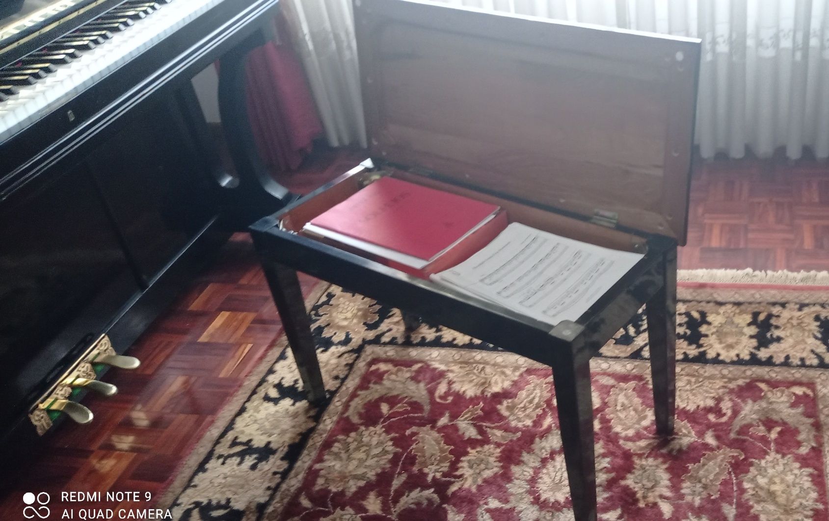 Duet Piano Stool - Banco de Piano com Armazenamento