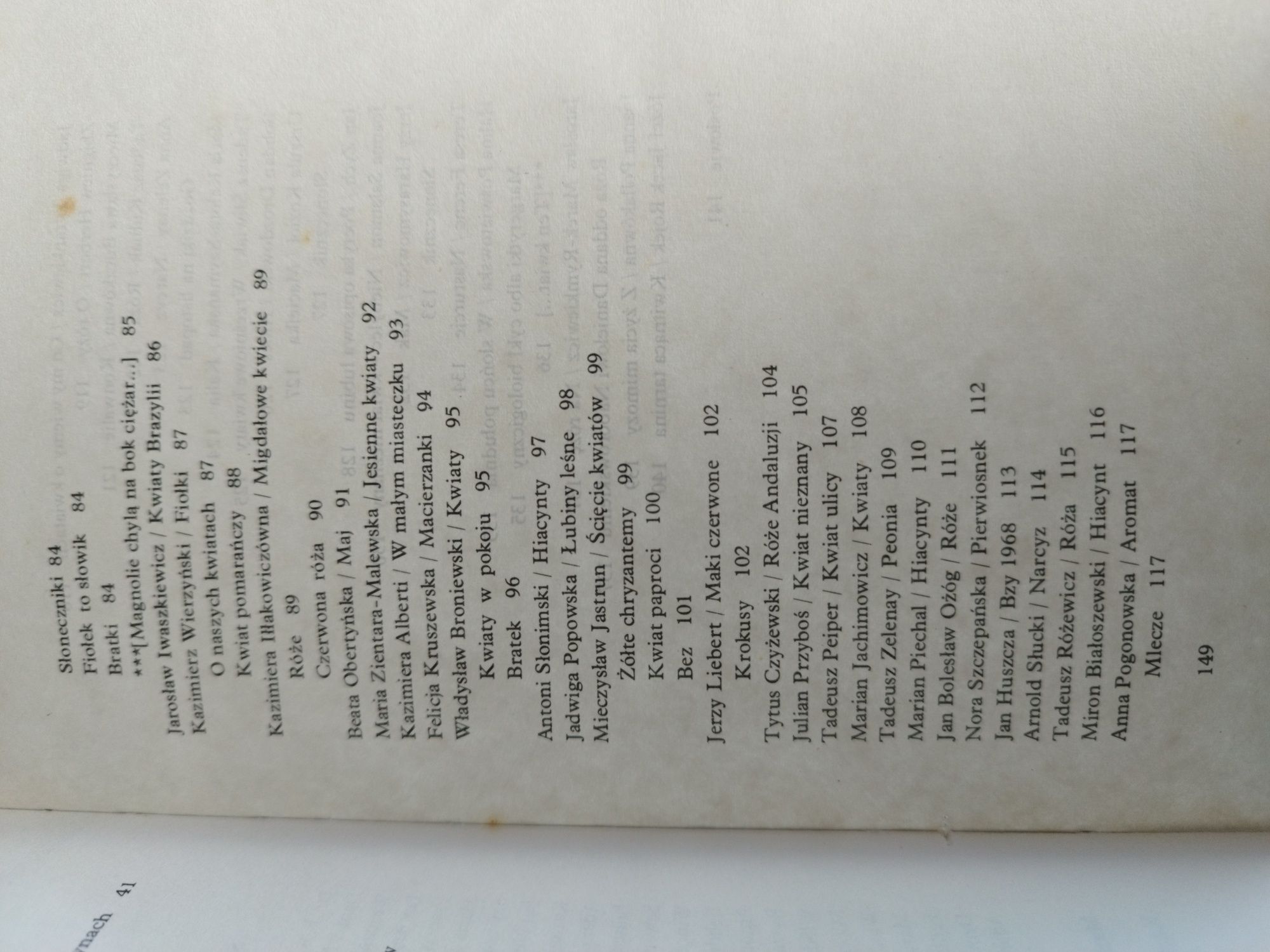 Strofy o kwiatach -zbior poezji