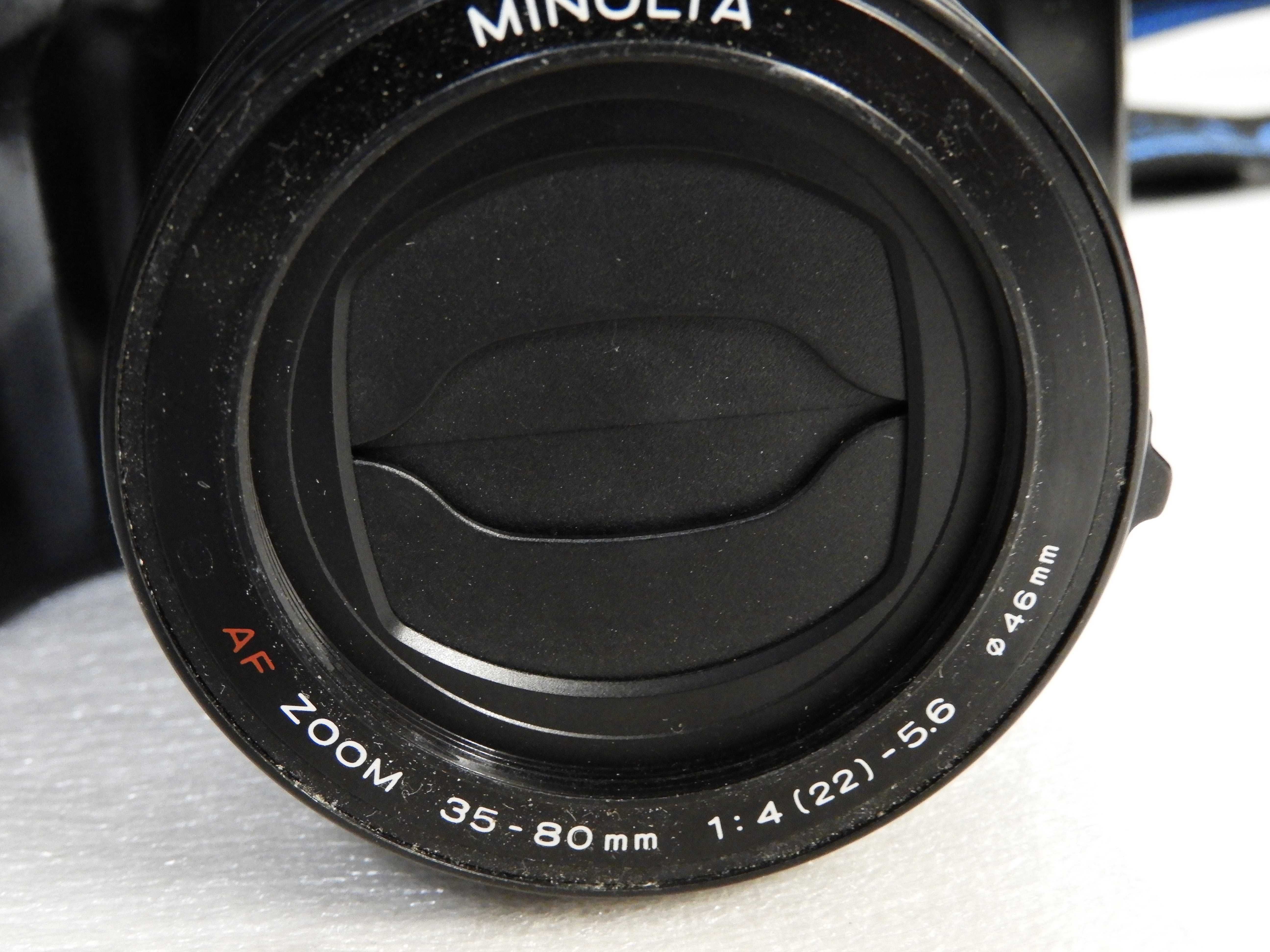 MINOLTA DYNAX 5XI Lustrzanka z akcesoriami