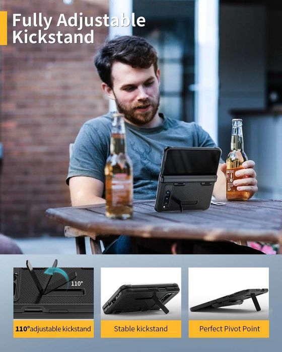 Lanhiem etui wodoodporne 360 do Google Pixel Fold pyłoszczelne kurz