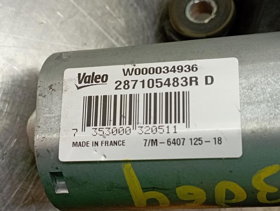 Motor limpa vidros trás RENAULT Twingo III (BCM_)