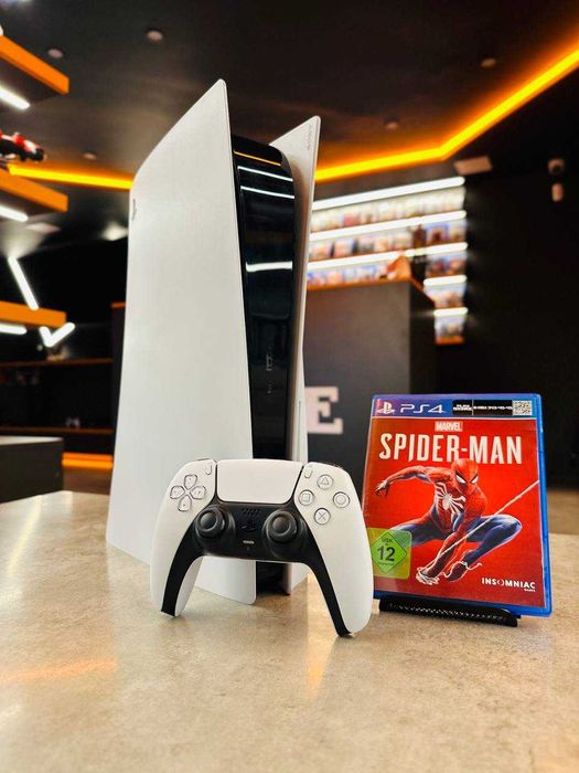 Sony PlayStation 5 Blu-ray 825gb + гра Spider-Man в подарунок!