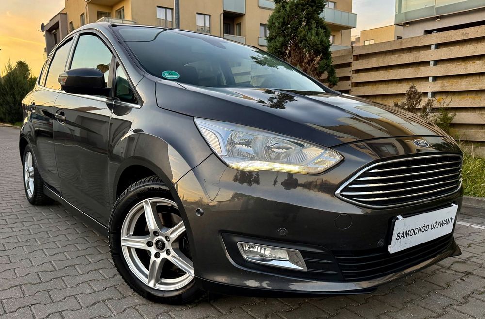 Ford Grand C-MAX Zadbany Serwisowany  Titanium Kamera Led PDC ALU17 Sync 2