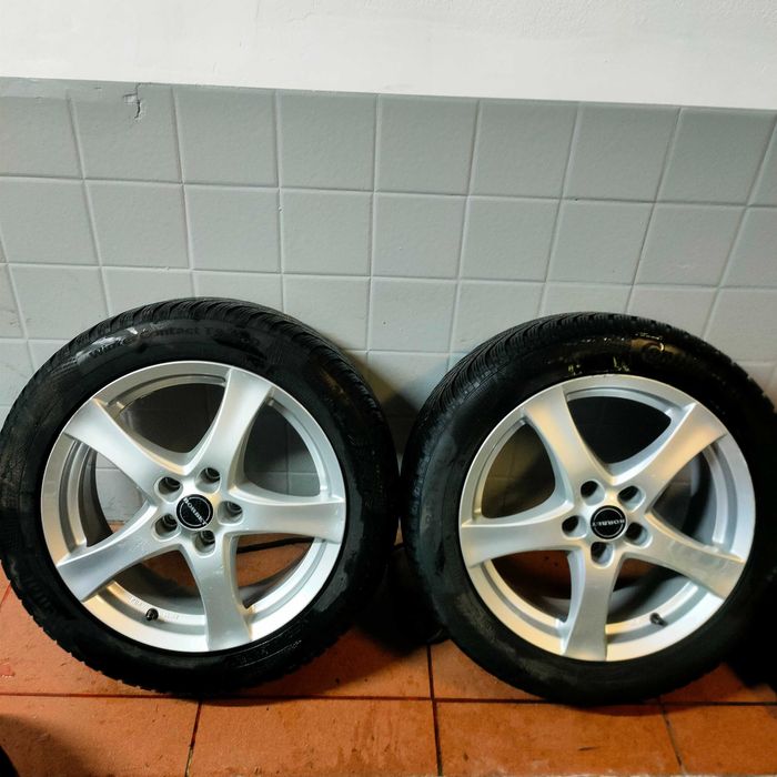 Koła zimowe Audi VW Seat Skoda 5x112 225/50/17 Continental 6.5mm