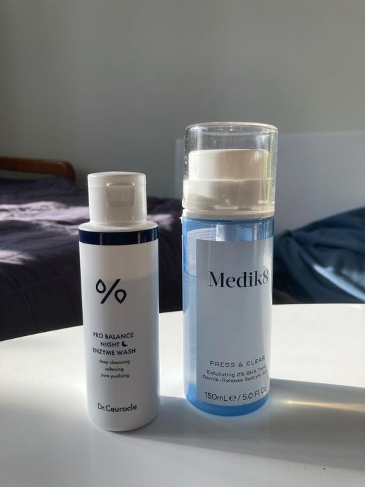 ензимна пудра Dr.Ceuracle тонік Medic8 Press&clear