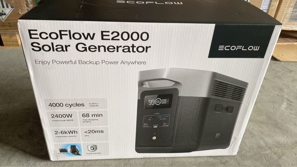 Зарядна станція EcoFlow E2000 (EFE2000-EU-CBOX)