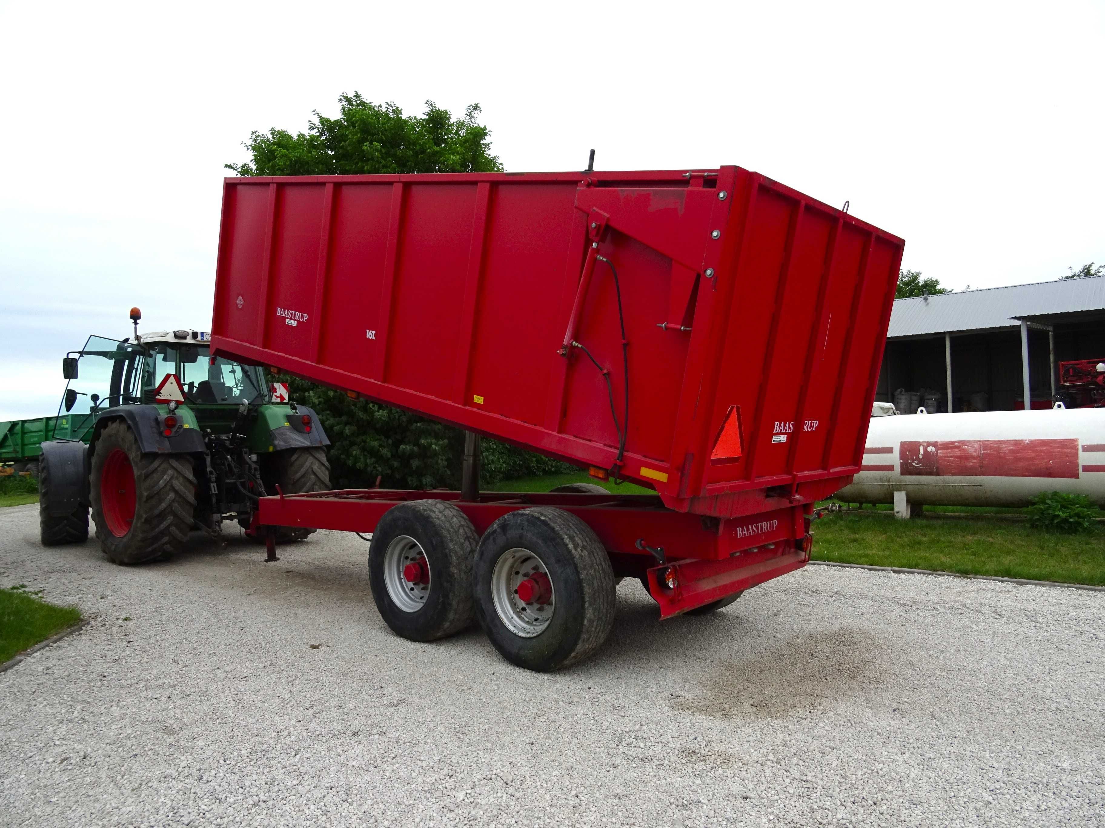 Przyczepa wywrotka 16t baastrup tandem metaltech pronar vaia