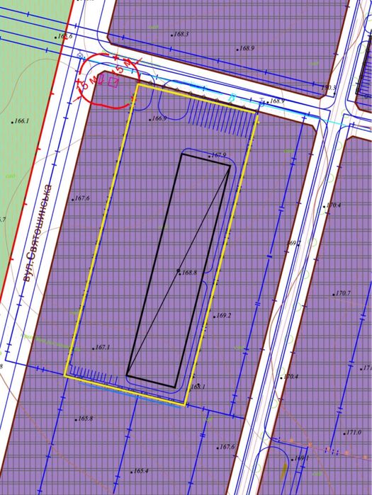 Промислові 2 га. Асфальт. Комунікації.