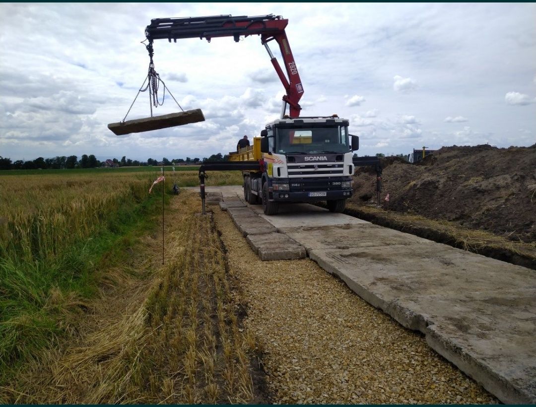 Wynajem, Usługi koparko ładowarka, koparką kołowa obrotowa 18 ton