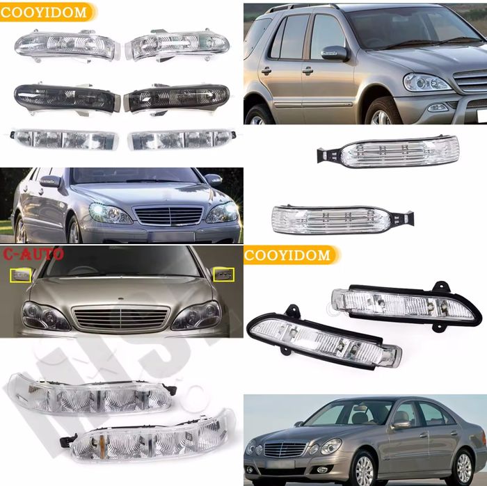 Повторювачі поворотів в дзеркало Mercedes ML W163 W220 W211 W221 W219