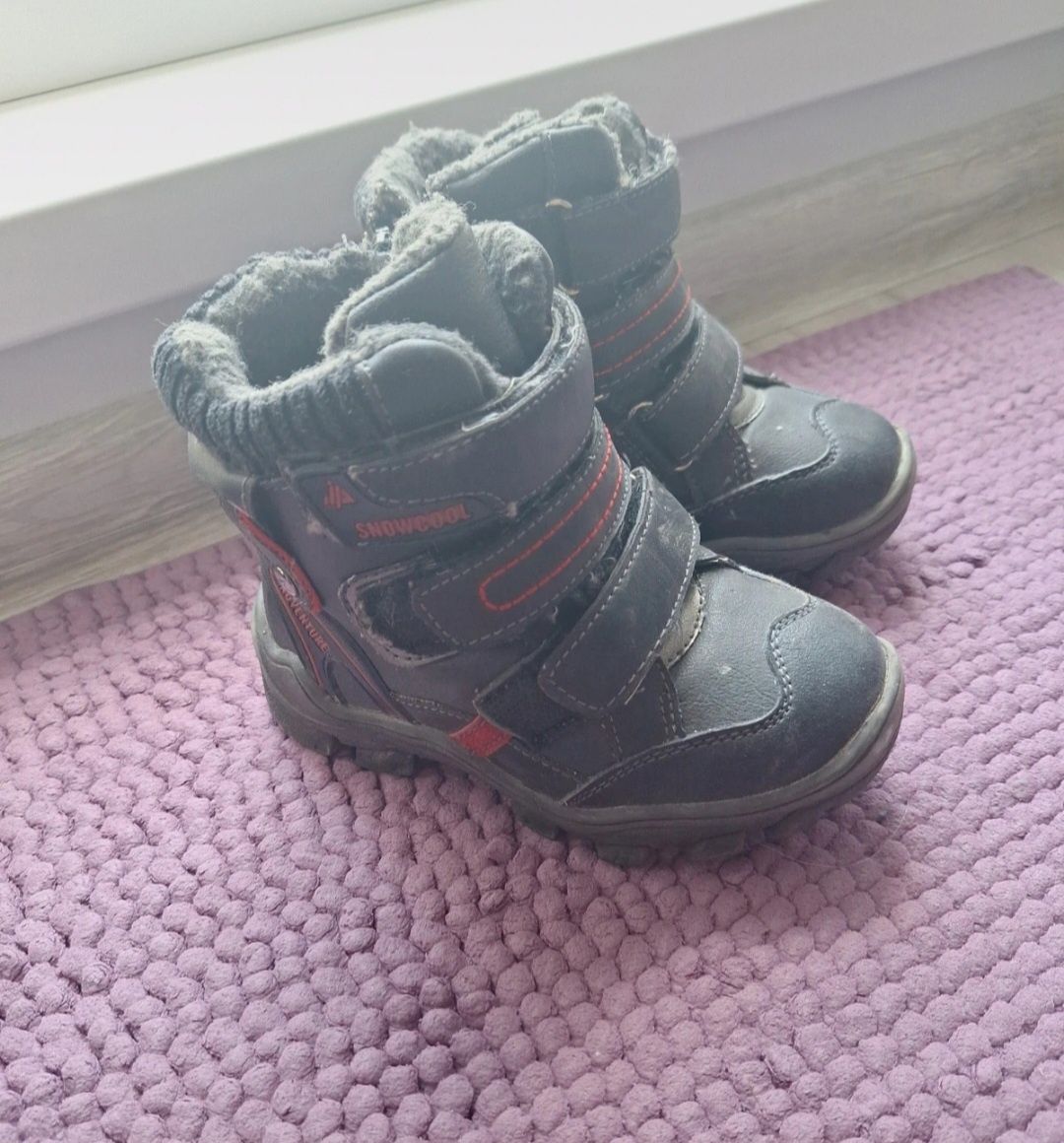 Buty zimowe chłopięce