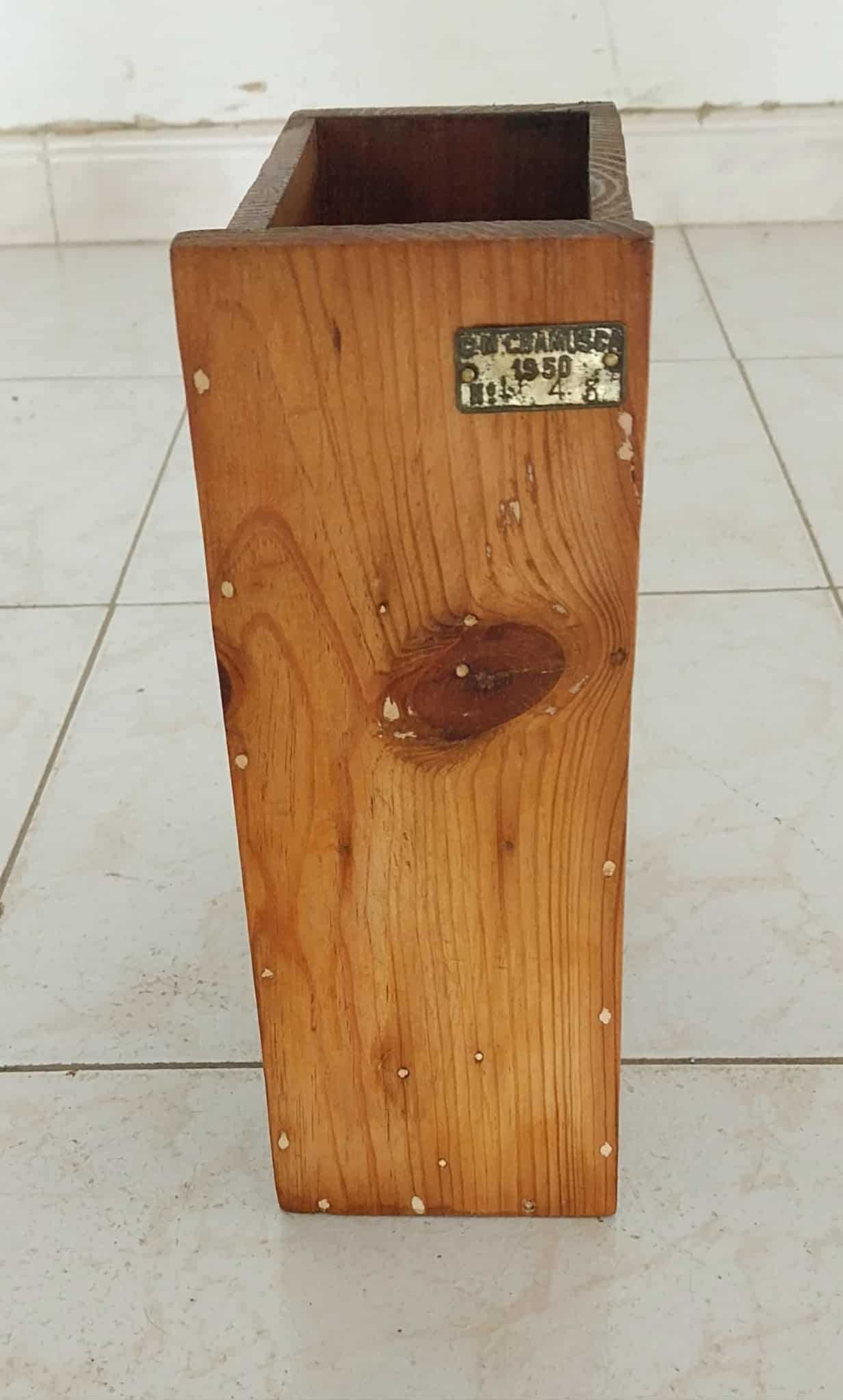 3 Caixas ANTIGAS Originais de Pecas em Armazém. "RESTAURADAS"