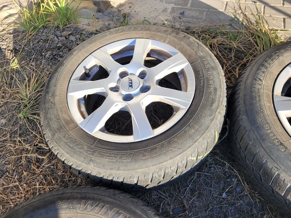 felgi alu ATS grupa VAG 15 cali, plus opony zimowe DUNLOP