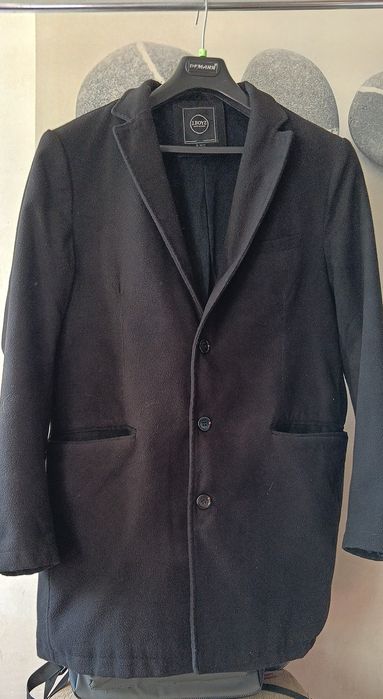 Płaszcz męski czarny