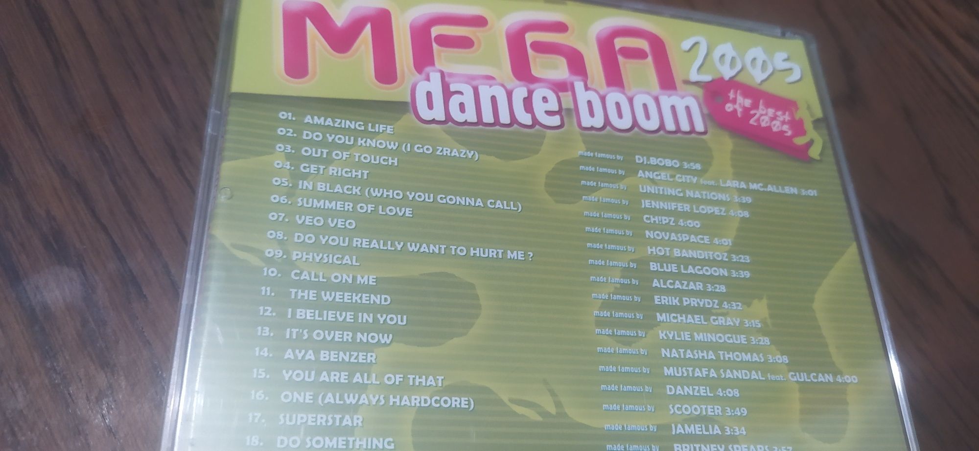 Mega dance boom CD