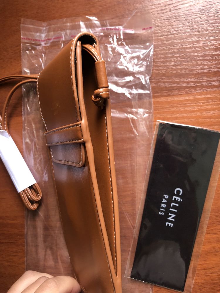 Чехол у стилі Celine селін чохол для окулярів коричневий футляр