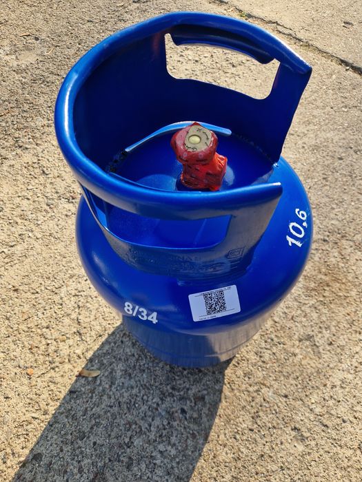 Butla gazowa gaz 11 kg pełna z kołnierzem lub bez, z plombą i legaliza