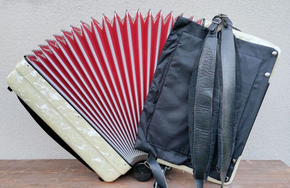 Włoski akordeon guzikowy Ranco Antonio Cassotto - świetny stan !