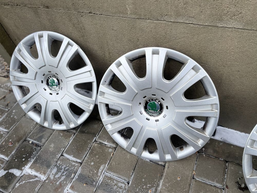 Oryginalne kołpaki 15” SKODA