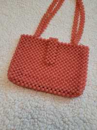 Трендова сумочка з бусин Handmade, трендовая сумочка с бусин, сумка