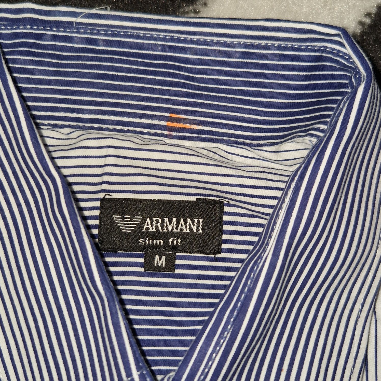 Armani koszula paski slim fit M
