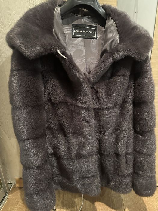 Норковая шуба s автоледи с капюшоном Lola Forner Италия скандинавка