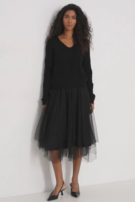 Комплект сукня і светр чорні answer lab m/l