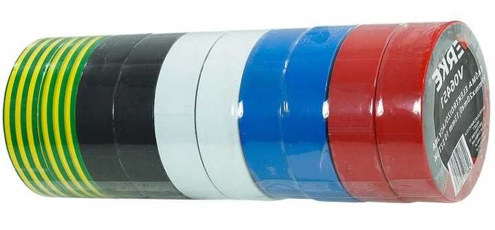 Mocna Taśma Izolacyjna Wodoodporna 10szt.