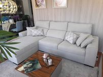Sofá com chaisse lounge