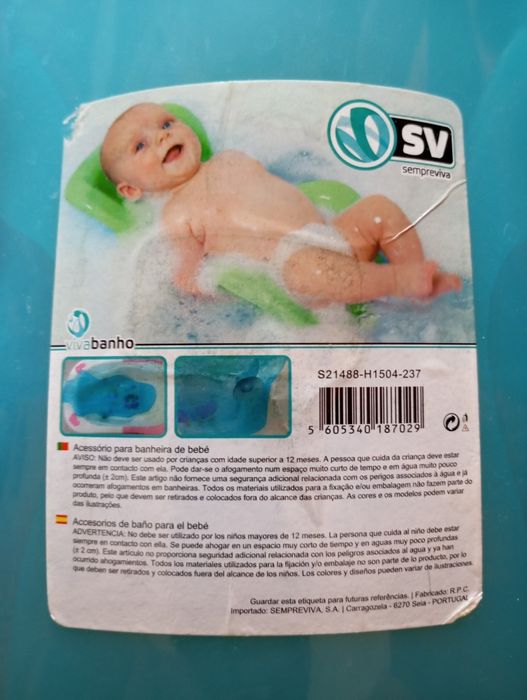 Suporte de banho para bebés