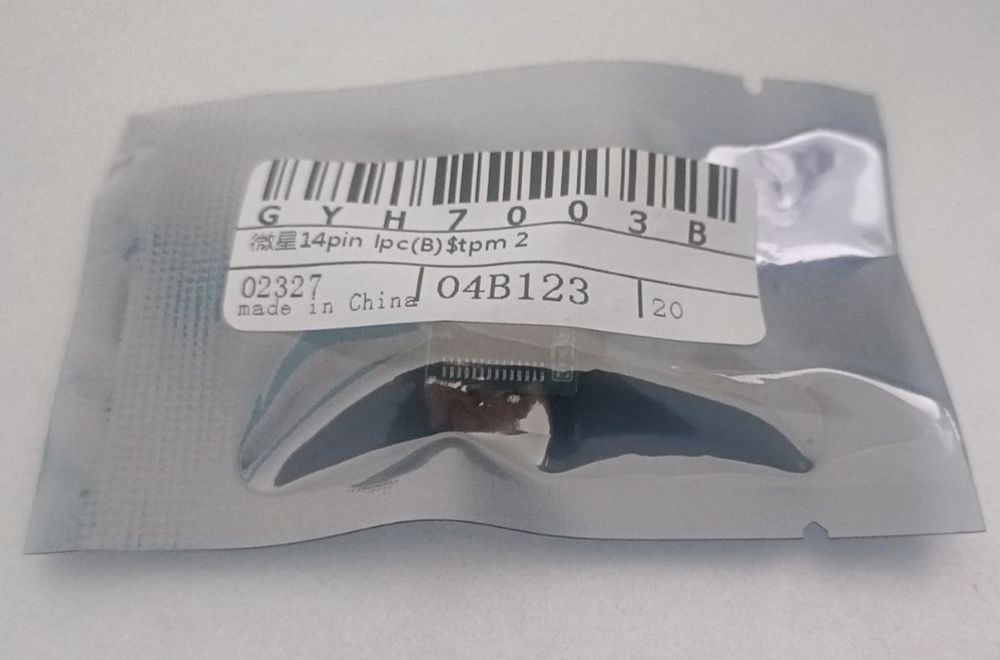 TPM chip 2.0 dla MSI 12pin Windows 11