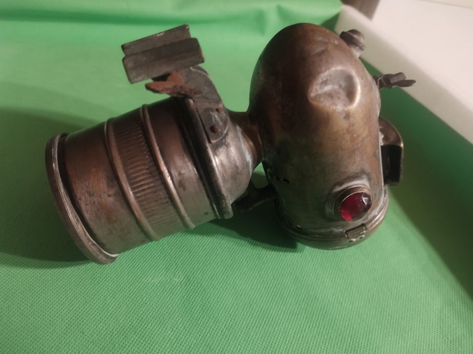 Stara zabytkowa lampa rowerowa Vitasport